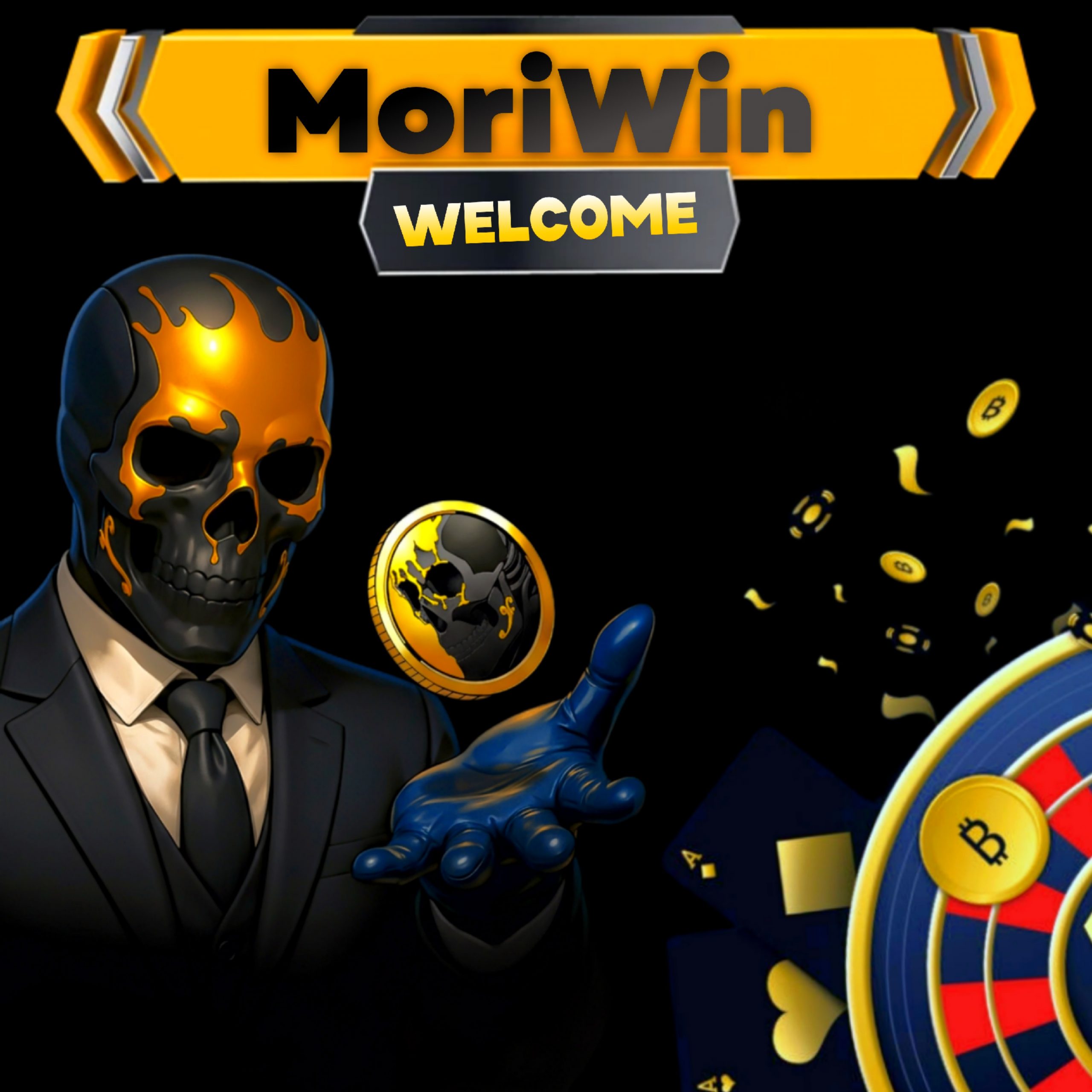 Интерфейс нового крипто-казино MORI CASINO на блокчейне